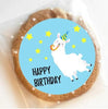 Happy Alpaca Birthday Stickers FUN 24 Sticker Sheet 