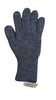 Iditarod 100% Alpaca Double-Thick Reversible Gloves Gloves Black/MedGrey Medium 