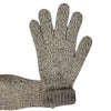 Iditarod 100% Alpaca Double-Thick Reversible Gloves Gloves Large Silver/Silver Melange 