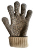 Iditarod 100% Alpaca Double-Thick Reversible Gloves - Choice Alpaca Products-IditGloves_Md_BrownPebble_Beige