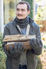 Iditarod 100% Alpaca Double-Thick Reversible Gloves - Choice Alpaca Products-IditGloves_XSm_Black_MedGrey