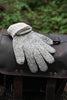 Iditarod 100% Alpaca Double-Thick Reversible Gloves - Choice Alpaca Products-IditGloves_XSm_Black_MedGrey