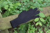Iditarod 100% Alpaca Double-Thick Reversible Gloves - Choice Alpaca Products-IditGloves_XSm_Brown_Beige
