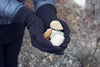 Iditarod 100% Alpaca Double-Thick Reversible Gloves - Choice Alpaca Products-IditGloves_XSm_Brown_Beige