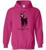 I'm Fine Alpaca Gildan Heavy Blend Hoodie - Choice Alpaca Products-TS.102489381