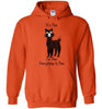 I'm Fine Alpaca Gildan Heavy Blend Hoodie - Choice Alpaca Products-TS.102489403
