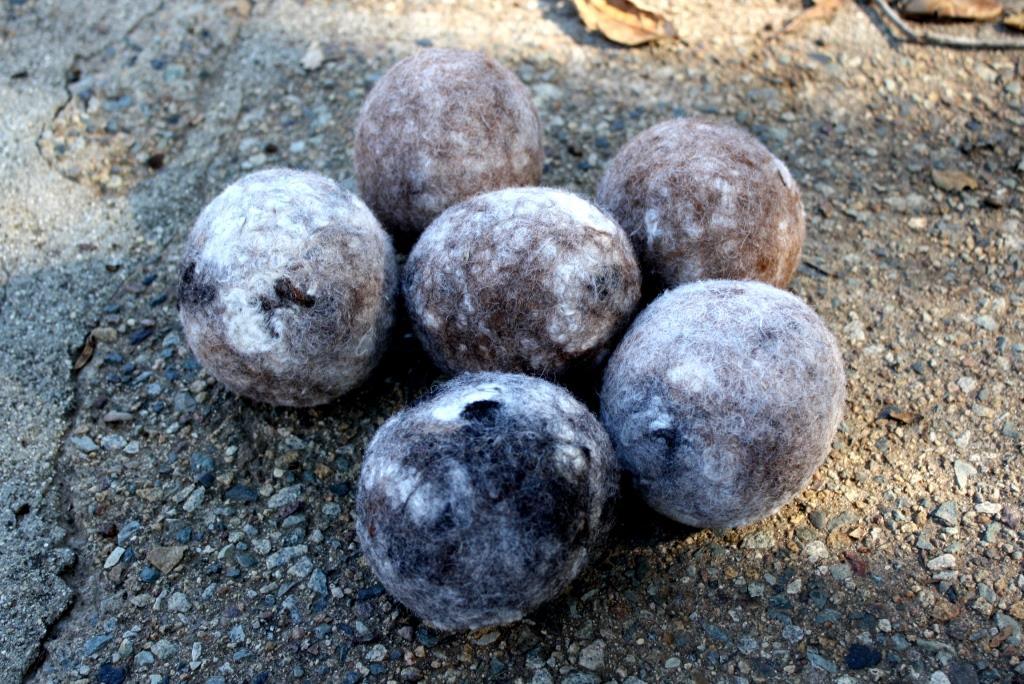 *LARGE* Felted Alpaca Dryer Balls - Choice Alpaca Products-lgwetfelt_bulk100