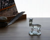 Liuli Crystal Alpaca Figurine Home Decor Grey 