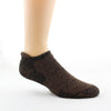 Low Pro Alpaca ANKLE Sock - Choice Alpaca Products-0112F-SM-brnblk