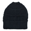 Messy Bun Alpaca Hat - Choice Alpaca Products-INCTmessybun-black