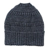 Messy Bun Alpaca Hat - Choice Alpaca Products-INCTmessybun-grey
