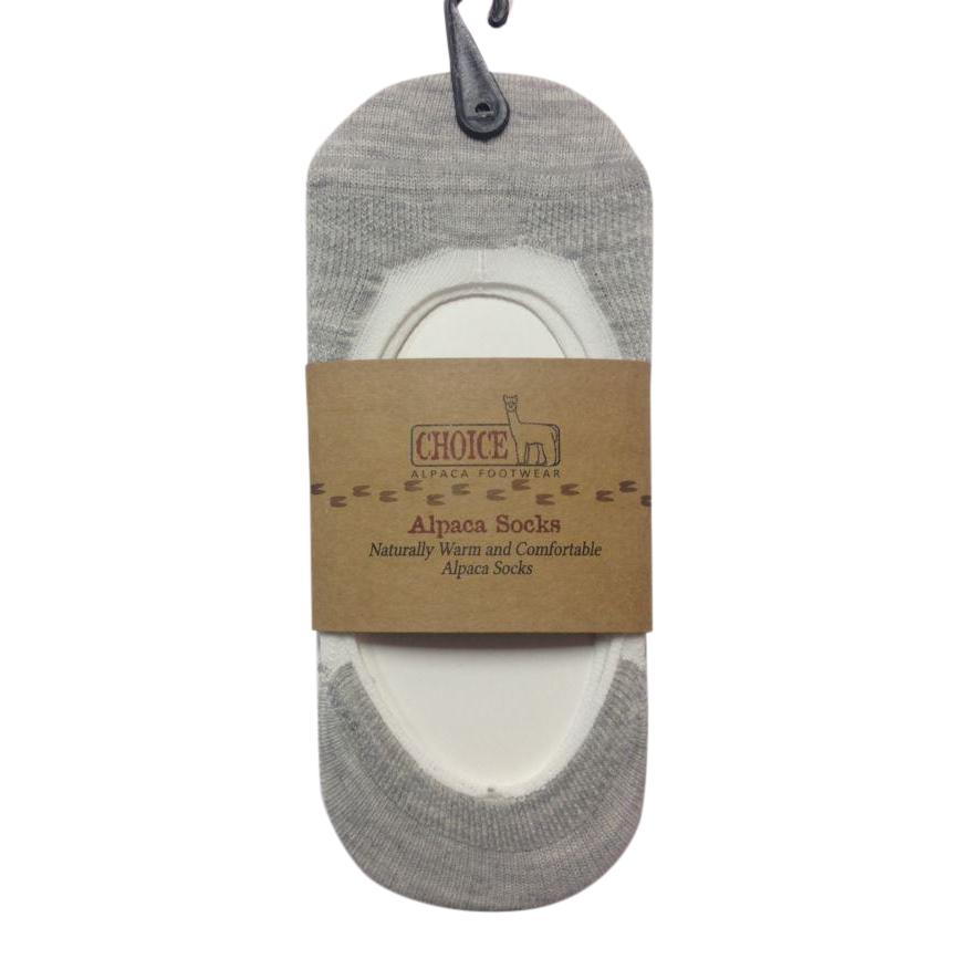 No-Show Alpaca Socks - Choice Alpaca Products-BHFT-M-PLAT