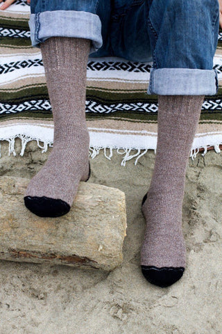 "OutdoorAdventure" Alpaca Socks - Made in the USA
