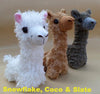 PacaBuddies Stuffed Alpaca Toys - Choice Alpaca Products-COA1-Amaretto