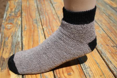 "SlipperBootie" Alpaca Socks - Made in the USA