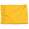 Solid Color Alpaca Throw Blankets Spring Yellow 