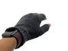 Solid Color Fingerless Alpaca Gloves - Choice Alpaca Products-Solid_fingerless-medbrown