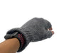Solid Color Fingerless Alpaca Gloves - Choice Alpaca Products-Solid_fingerless-silvergrey
