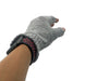 Solid Color Fingerless Alpaca Gloves - Choice Alpaca Products-Solid_fingerless-silvergrey