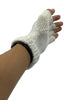 Solid Color Fingerless Alpaca Gloves - Choice Alpaca Products-Solid_fingerless-white