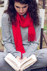 Solid Weave Brushed Scarf - Choice Alpaca Products-D6418-VR1117