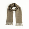 Solid Weave Brushed Scarf Scarves Stone 