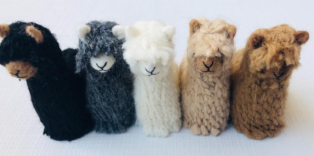 Suri Alpacadorable Hand Made Baby Alpaca Ornaments - Choice Alpaca Products-AK_suri-black