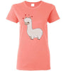 t-shirt: Alpaca Love Gildan Ladies Short-Sleeve - Choice Alpaca Products-TS.99057989