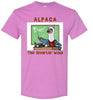 t-shirt: Alpaca The Smarter Wool Gildan Short-Sleeve Heather Radiant Orchid S 
