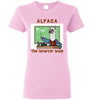 t-shirt: Alpaca The Smarter Wool Ladies Short-Sleeve Light Pink S 
