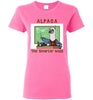 t-shirt: Alpaca The Smarter Wool Ladies Short-Sleeve - Choice Alpaca Products-TS.103593469