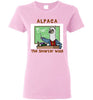 t-shirt: Alpaca The Smarter Wool Ladies Short-Sleeve - Choice Alpaca Products-TS.103593484