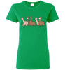 t-shirt: Curious Alpacas Gildan Ladies Short-Sleeve - Choice Alpaca Products-TS.102494121