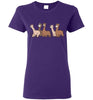 t-shirt: Curious Alpacas Gildan Ladies Short-Sleeve - Choice Alpaca Products-TS.102494127