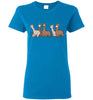 t-shirt: Curious Alpacas Gildan Ladies Short-Sleeve - Choice Alpaca Products-TS.102494133