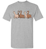t-shirt: Curious Alpacas Gildan Short-Sleeve Shirts & Tops Sports Grey S 