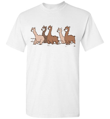 t-shirt: Curious Alpacas Gildan Short-Sleeve