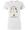 t-shirt: I Want Alpacas to Like Me Gildan Ladies Short-Sleve White S 