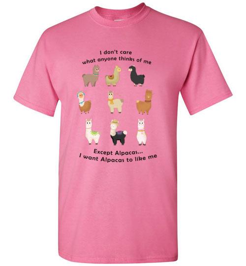 t-shirt: I Want Alpacas to Like Me Gildan Short-Sleeve - Choice Alpaca Products-TS.101354893