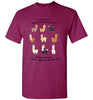 t-shirt: I Want Alpacas to Like Me Gildan Short-Sleve Berry S 