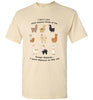 t-shirt: I Want Alpacas to Like Me Gildan Short-Sleve Natural S 
