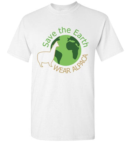 t-shirt: Save the Earth Wear Alpaca Gildan Short-Sleeve