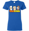 t-shirt: Team Alpaca Gildan Ladies Short-Sleeve FUN Royal S 