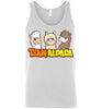 Team Alpaca Canvas Unisex Tank - Choice Alpaca Products-TS.85670710