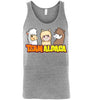 Team Alpaca Canvas Unisex Tank - Choice Alpaca Products-TS.85670715