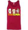 Team Alpaca Canvas Unisex Tank - Choice Alpaca Products-TS.85670720