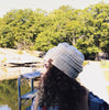 Textured Alpaca Slouch Beanie - Choice Alpaca Products-NEAFP-textured-brown