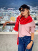 Timeless Accent Alpaca Shawl - Choice Alpaca Products-DN_shawl_Scarlet