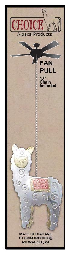 Whimsical Alpaca Fan Pull - Choice Alpaca Products-whimsical-741-0026
